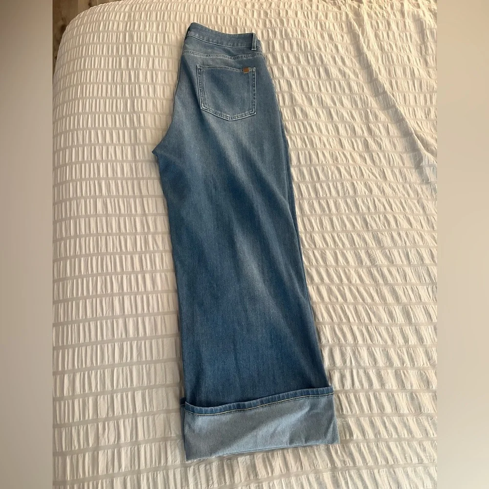 HALARA Flex High waist cuffed wide leg jeans - Picture 2 of 8